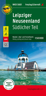 Leipziger Neuseenland, südlicher Teil, Wander- und Radkarte 1:50.000