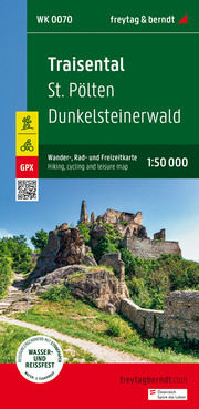 Traisental, Wander-, Rad- und Freizeitkarte 1:50.000, freytag & berndt, WK 0070 - Cover