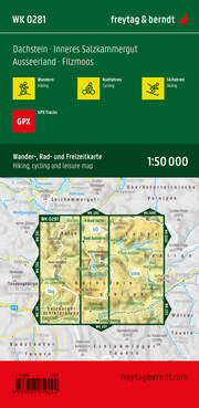 Dachstein, Wander-, Rad- und Freizeitkarte 1:50.000, freytag & berndt, WK 0281 - Abbildung 2