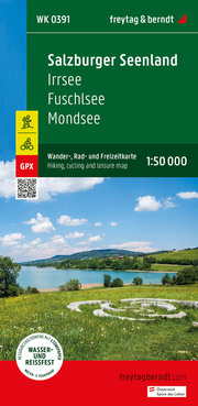 Salzburger Seenland, Wander-, Rad- und Freizeitkarte 1:50.000, WK 0391