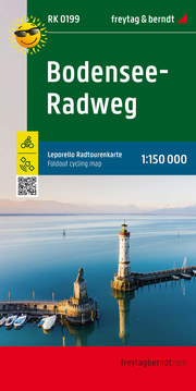 Bodensee-Radweg, Leporello Radtourenkarte 1:150.000, freytag & berndt, RK 0199