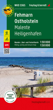 Fehmarn - Ostholstein, Wander- und Radkarte 1:50.000, freytag & berndt, WK D5365