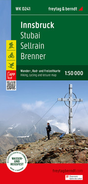 Innsbruck, Wander-, Rad- und Freizeitkarte 1:50.000, freytag & berndt, WK 241