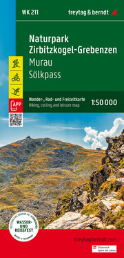 Naturpark Zirbitzkogel-Grebenzen, Wander-, Rad- und Freizeitkarte 1:50.000, WK 0211