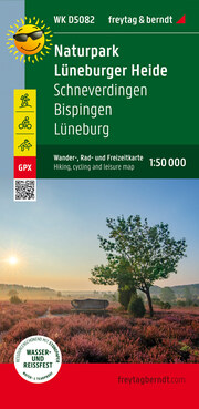 Naturpark Lüneburger Heide, Wander-, Rad- und Freizeitkarte 1:50.000, WK D5082