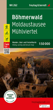 Böhmerwald, Wander-, Rad- und Freizeitkarte 1:50.000, freytag & berndt, WK 262 - Cover
