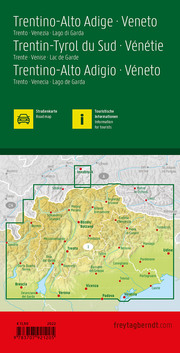 Trentino-Südtirol - Venetien, Straßen- und Freizeitkarte 1:200.000, freytag & berndt - Abbildung 1