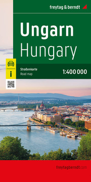 Ungarn, Straßenkarte 1:400.000