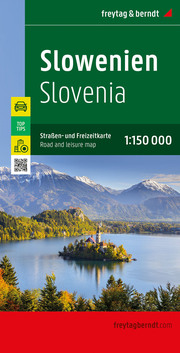 Slowenien, Straßen- und Freizeitkarte 1:150.000