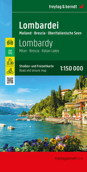 Lombardei, Straßen- und Freizeitkarte 1:150.000