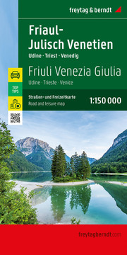 Friaul - Julisch-Venetien, Straßen- und Freizeitkarte 1:150.000
