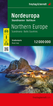Nordeuropa, Straßenkarte 1:2.000.000
