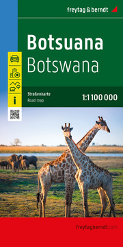Botsuana, Straßenkarte 1:1.100.000