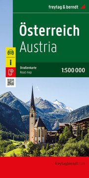 Österreich, Straßenkarte 1:500.000, freytag & berndt - Cover