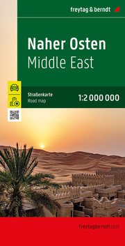 Naher Osten, Straßenkarte 1:2.000.000, freytag & berndt - Cover