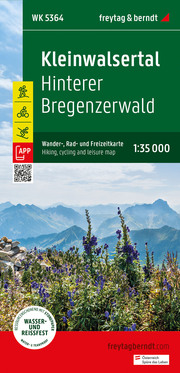 Kleinwalsertal, Wander-, Rad- und Freizeitkarte 1:35.000, freytag & berndt, WK 5364 - Cover
