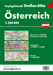 Österreich, Straßen-Atlas 1:200.000 - Abbildung 1