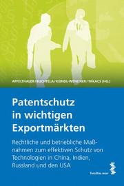 Patentschutz in wichtigen Exportmärkten