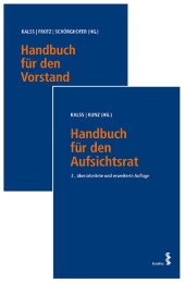 Kombipaket Handbuch für den Aufsichtsrat und Handbuch für den Vorstand