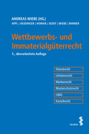Wettbewerbs- und Immaterialgüterrecht - Cover