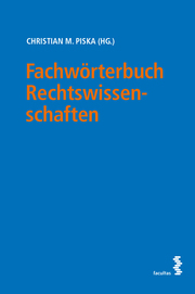 Fachwörterbuch Rechtswissenschaften - Cover