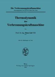 Thermodynamik der Verbrennungskraftmaschine - Cover