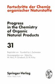 Fortschritte der Chemie Organischer Naturstoffe / Progress in the Chemistry of Organic Natural Products - Cover