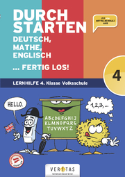 Durchstarten. Deutsch, Mathe, Englisch ... fertig los! 4. Klasse Volksschule - Cover