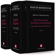 Schweizerische Strafprozessordnung/Jugendstrafprozessordnung - Cover