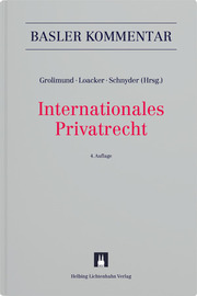 Internationales Privatrecht - Cover