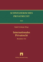 Bd.XI/2: Internationales Privatrecht