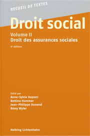 Droit social - Volume II - Cover
