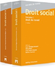 Droit social, Volumes I et II - Cover