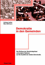 Demokratie in den Gemeinden - Cover