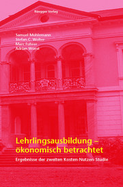 Lehrlingsausbildung - ökonomisch betrachtet - Cover