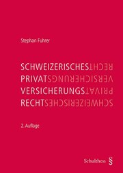 Schweizerisches Privatversicherungsrecht - Cover