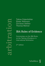 IBA Rules of Taking Evidence (PrintPlu§)