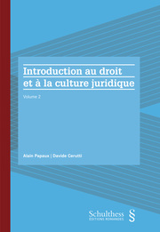 Introduction au droit et à la culture juridique (PrintPlu§) - Cover