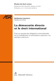 La démocratie directe et le droit international