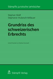 Grundriss des schweizerischen Erbrechts - Cover