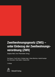 Zweitwohnungsgesetz (ZWG) - unter Einbezug der Zweitwohnungsverordnung (ZWV) - Cover