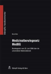 Medizinalberufegesetz MedBG - Cover