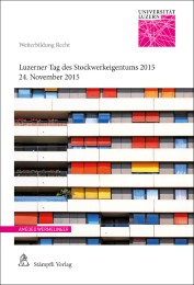 Luzerner Tag des Stockwerkeigentums 2015 - Cover