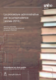 La procédure administrative par la jurisprudence année 2015