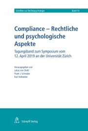 Compliance - Rechtliche und psychologische Aspekte - Cover