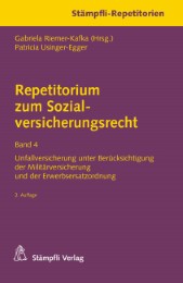 Repetitorium zum Sozialversicherungsrecht 4 - Cover