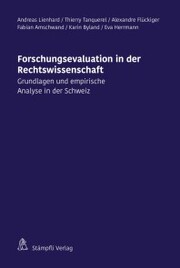 Forschungsevaluation in der Rechtswissenschaft - Cover
