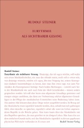 Eurythmie als sichtbarer Gesang - Cover