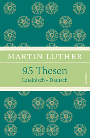 95 Thesen. Lateinisch - Deutsch [zweisprachig] (Luther Leinen-Ausgabe mit Banderole) - Cover
