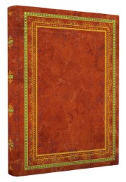 Blank Book Lederlook rotbraun groß - Abbildung 1